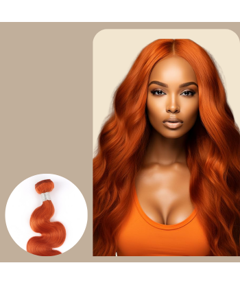 Tissage Cheveux Vierge Human Hair Body Wave 7A Ginger 350  100 Gr Comparez plus de prix