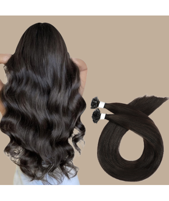 100 Premium Keratin Extensions Rett med Flat Tupp 2 destockage