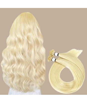 100 Keratin Extensions Rett Premium Med Flat Topp 613 prix