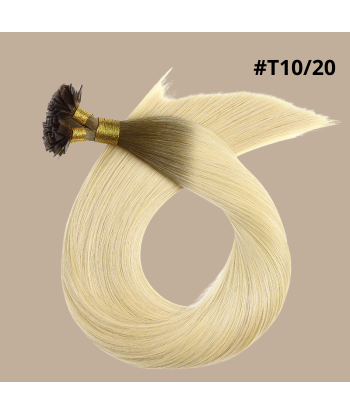 100 Keratin Extensions Rett Premium med Flat Toppunkt T10/20 les ctes