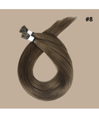 50 Keratin Extensions Rett Premium med I-spiss 8 store