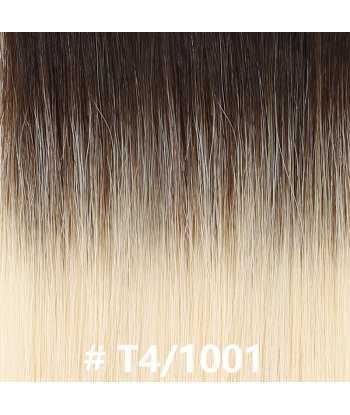 50 Premium Keratin Extensions Rett med I-Tip T4/1001 Livraison rapide