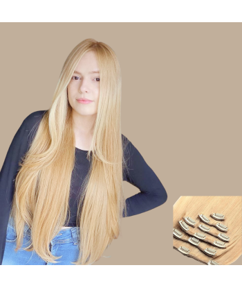 Blond Stiff Clip Extensions livraison et retour toujours gratuits