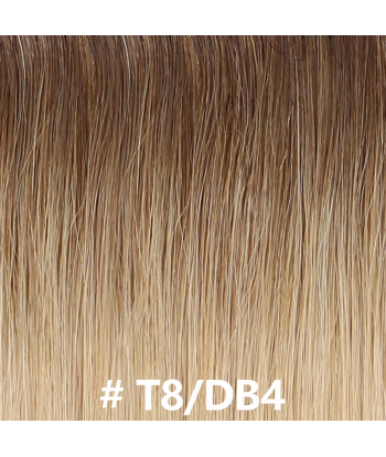 Extensions Adhesive / tejper raka Premium Russian Hair T8/DB4 de pas cher