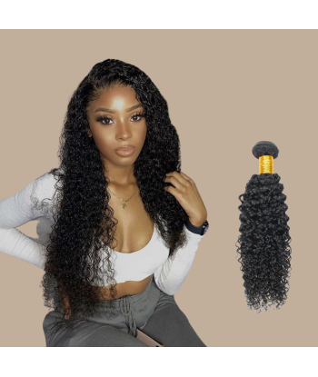 Vävning Virgin Hair Human Hair Kinky Curly 7A Mörkbrun 1B 100 Gr suggérées chez