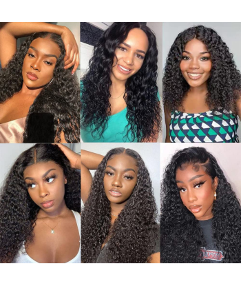 Vävning Virgin Hair Human Hair Kinky Curly 7A Mörkbrun 1B 100 Gr suggérées chez