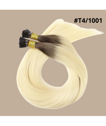 50 Premium I-Tip Keratin Extensions Rakt T4/1001 vous aussi creer 