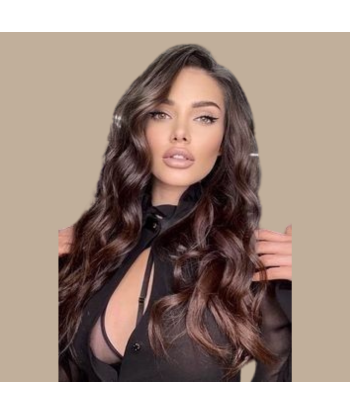 Bruine Golvende Clip Extensions 50-70% off 