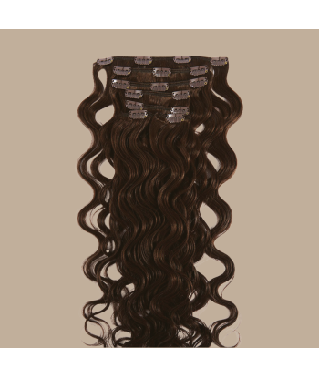 Bruine Golvende Clip Extensions 50-70% off 