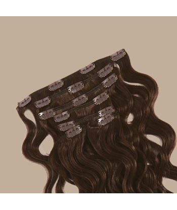 Bruine Golvende Clip Extensions 50-70% off 