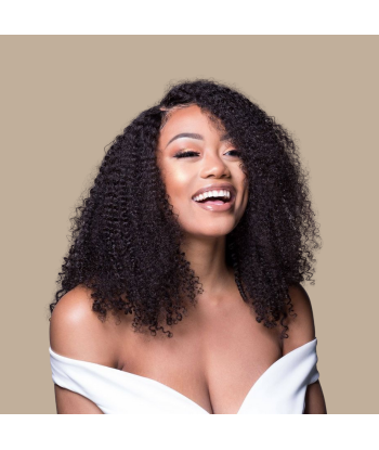 Afro krullend bruin 120g Clip-In Extensions Kit paiement sécurisé