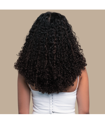 Afro krullend bruin 120g Clip-In Extensions Kit paiement sécurisé