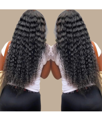 Tissage Vierge Human Hair Deep Wave 7A Brun Foncé 1B 100 Gr JUSQU'A -70%! 