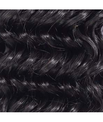 Tissage Vierge Human Hair Deep Wave 7A Brun Foncé 1B 100 Gr JUSQU'A -70%! 