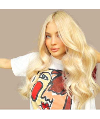 Tissage Vierge Human Hair Body Wave 7A Blond Platine 613 100 Gr Les êtres humains sont 