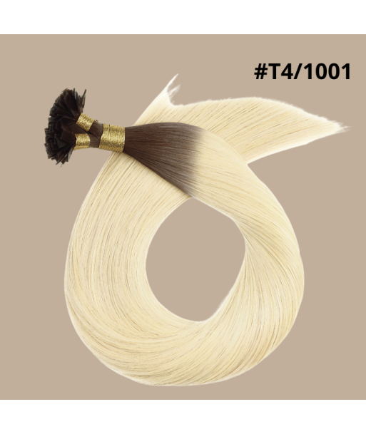 100 Premium Steil Keratine Extensions Met Platte Punt T4/1001 50-70% off 