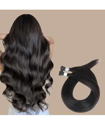 50 Premium Keratin Extensions Rak med I-spets 2 la chaussure