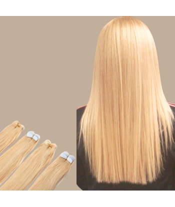 Extensions Adhésives Raides Blond Dans la société mordern