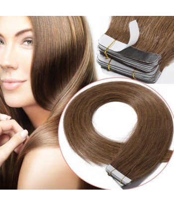 Extensions Adhésives / tapes raides Marron Clair soldes