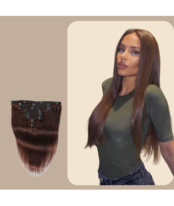 Kit Extensions à Clips Straight Chocolat 120 gr votre