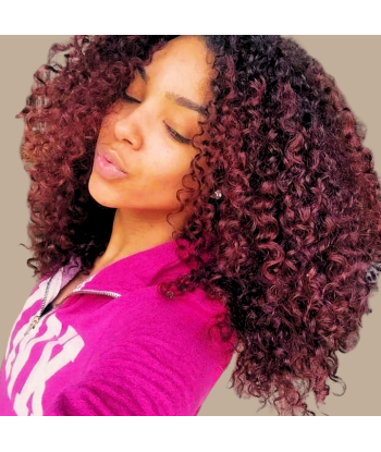 Kit Extensions à Clips Afro Curly Ombre Ombre Brun Foncé 99J 120 gr l'évolution des habitudes 