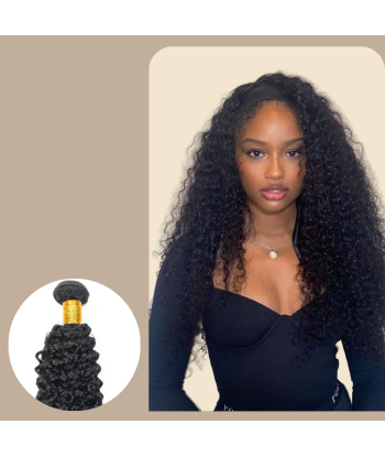 Tissage Cheveux Vierge Human Hair Kinky Curly 7A Brun Foncé 1B 100 Gr de technologie