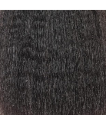 Tissage Cheveux Vierge Human Hair Yaki Straight 7A Brun Foncé 1B 100 Gr ou a consommer sur place