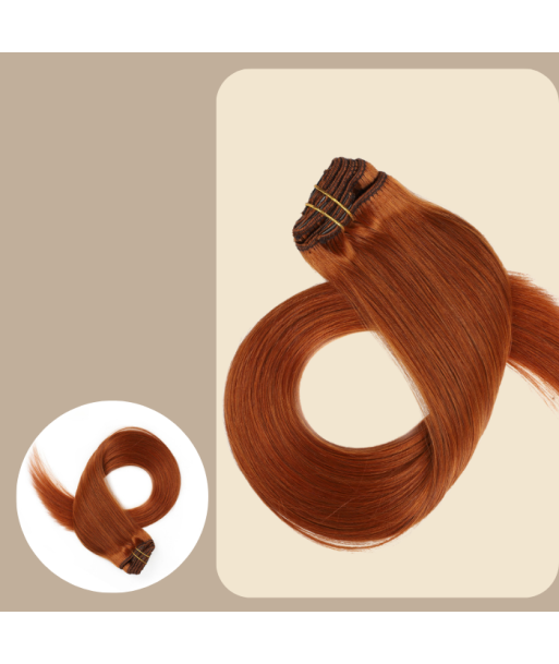 Extension à Clips Premium Russian Hair Copper Livraison rapide