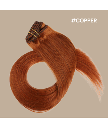 Extension à Clips Premium Russian Hair Copper Livraison rapide