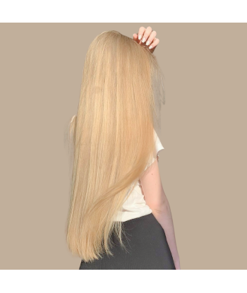 Extensiones rubias de clip rígido pas cher