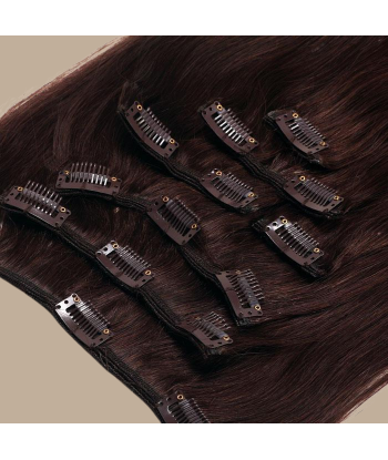 Straight Brown Clip Extensions chez Cornerstreet bien 