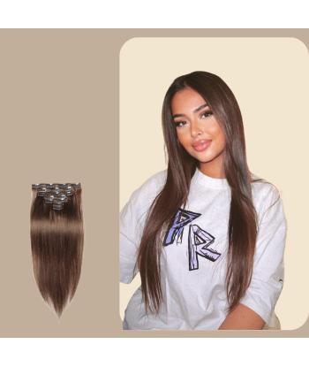 Hazelnut Straight Clip Extensions prix pour 