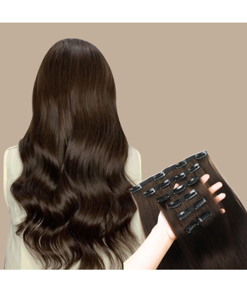 Extensión a Clips Premium Cabello Ruso 4 de pas cher