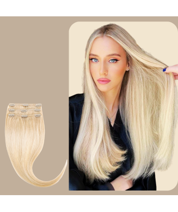 Straight Clip Extensions Platinum Blonde En savoir plus