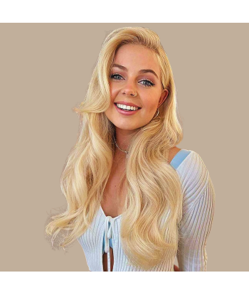 Extensions Clips gewellt Platinblond Venez acheter