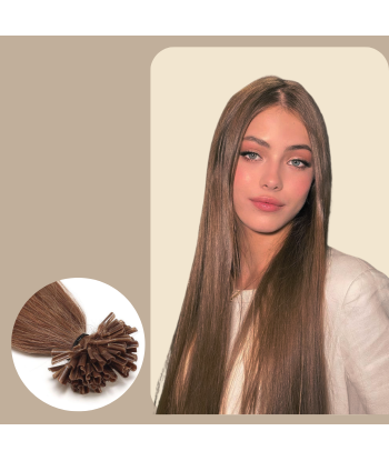 100 Keratin-Extensions Glatt Haselnuss acheter