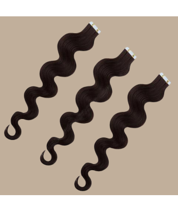 Dark Brown Wavy Adhesive Extensions sélection de produits