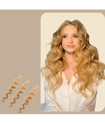 Wavy Adhesive Extensions Blonde shop