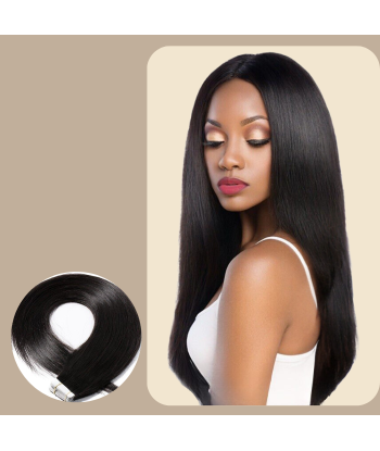 Dark Brown Straight Adhesive Extensions / Tapes s'inspire de l'anatomie humaine