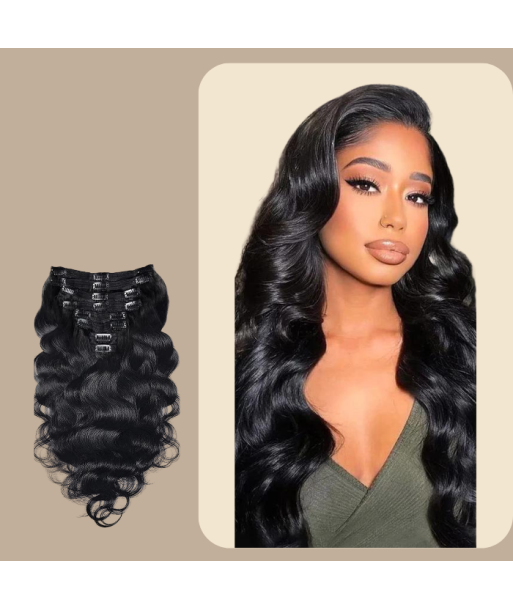 Black Body Wave Clip-In Extensions Kit 120 gr pas cher 