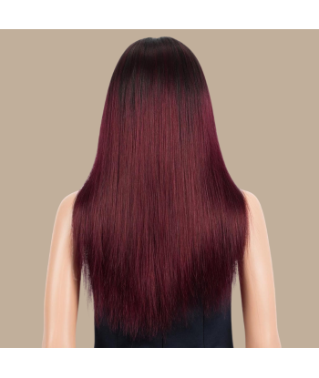 Dark Brown 99J Ombre Straight Clip Extension Mono Band Maxi Volume votre restaurant rapide dans 