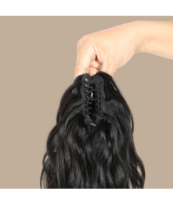 Ponytail Black Clip-in Natural Remy Hair Body Wave en ligne