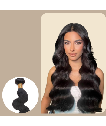 Virgin Hair Weave Human Hair Body Wave 7A Dark Brown 1B 100 Gr s'inspire de l'anatomie humaine