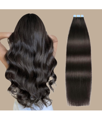 Premium Russian Hair Straight Adhesive Extensions / Tapes 2 france