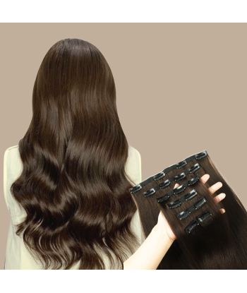 Extension to Clips Premium Russian Hair 8 pas cheres