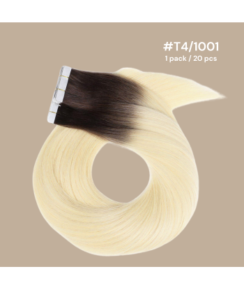 Adhesive Extensions / straight tapes Remy Hair Premium soldes