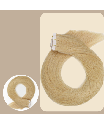 Adhesive Extensions / straight tapes Remy Hair Premium soldes