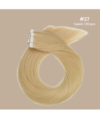 Adhesive Extensions / straight tapes Remy Hair Premium soldes