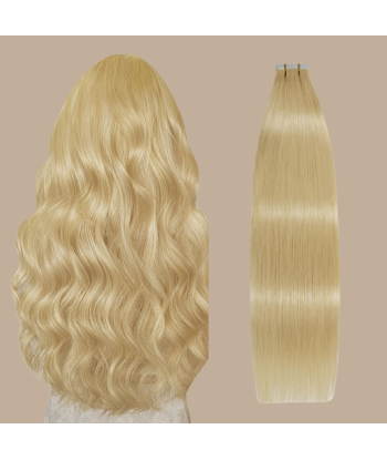 Adhesive Extensions / straight tapes Remy Hair Premium soldes