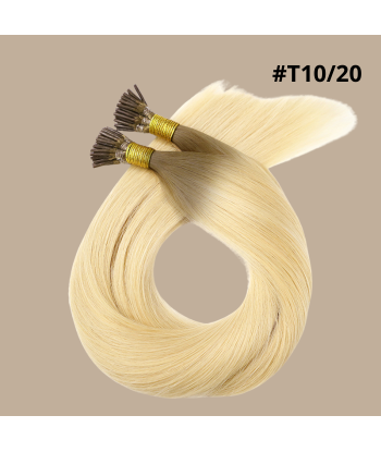 50 Premium Straight Keratin Extensions with I-Tip in T10/20 les ligaments